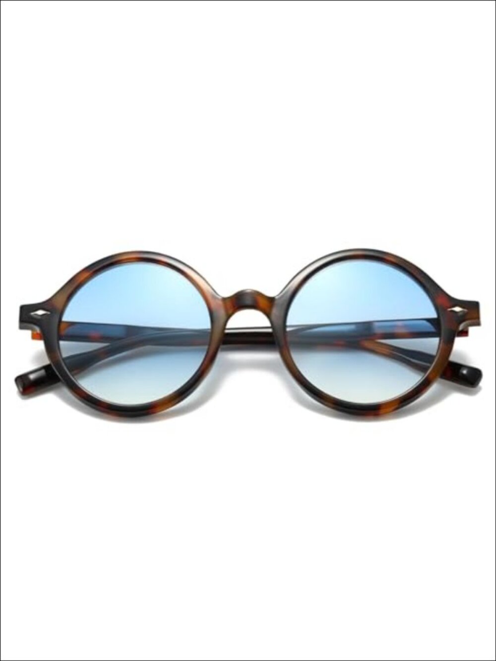 Retro Round Sunglasses UV400 Lightweight Polycarbonate
